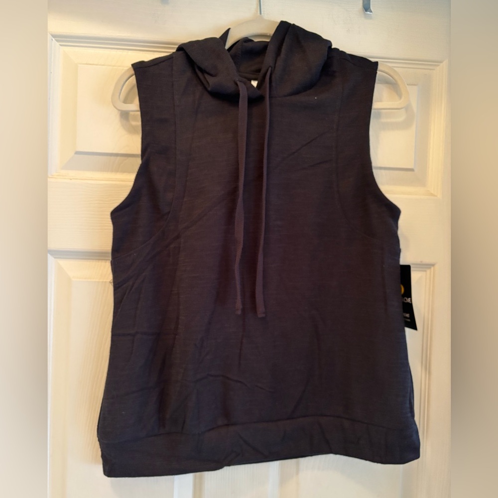 NWT Body Glove Black Muscle Hoodie Size M